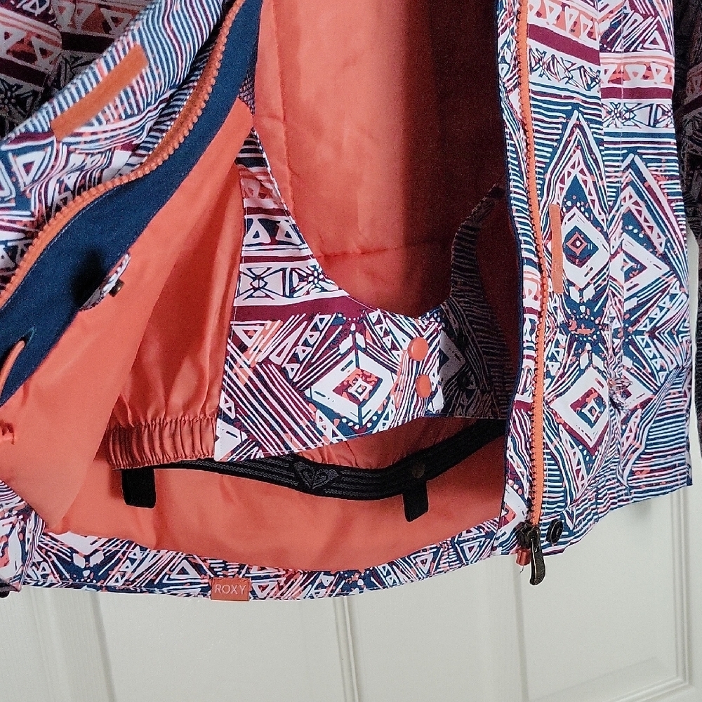 Roxy Multicolor Patterned Ski Jacket - image 3